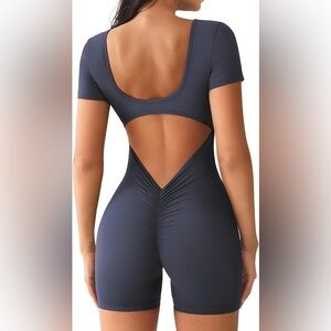 Navy bodysuit brand new size M